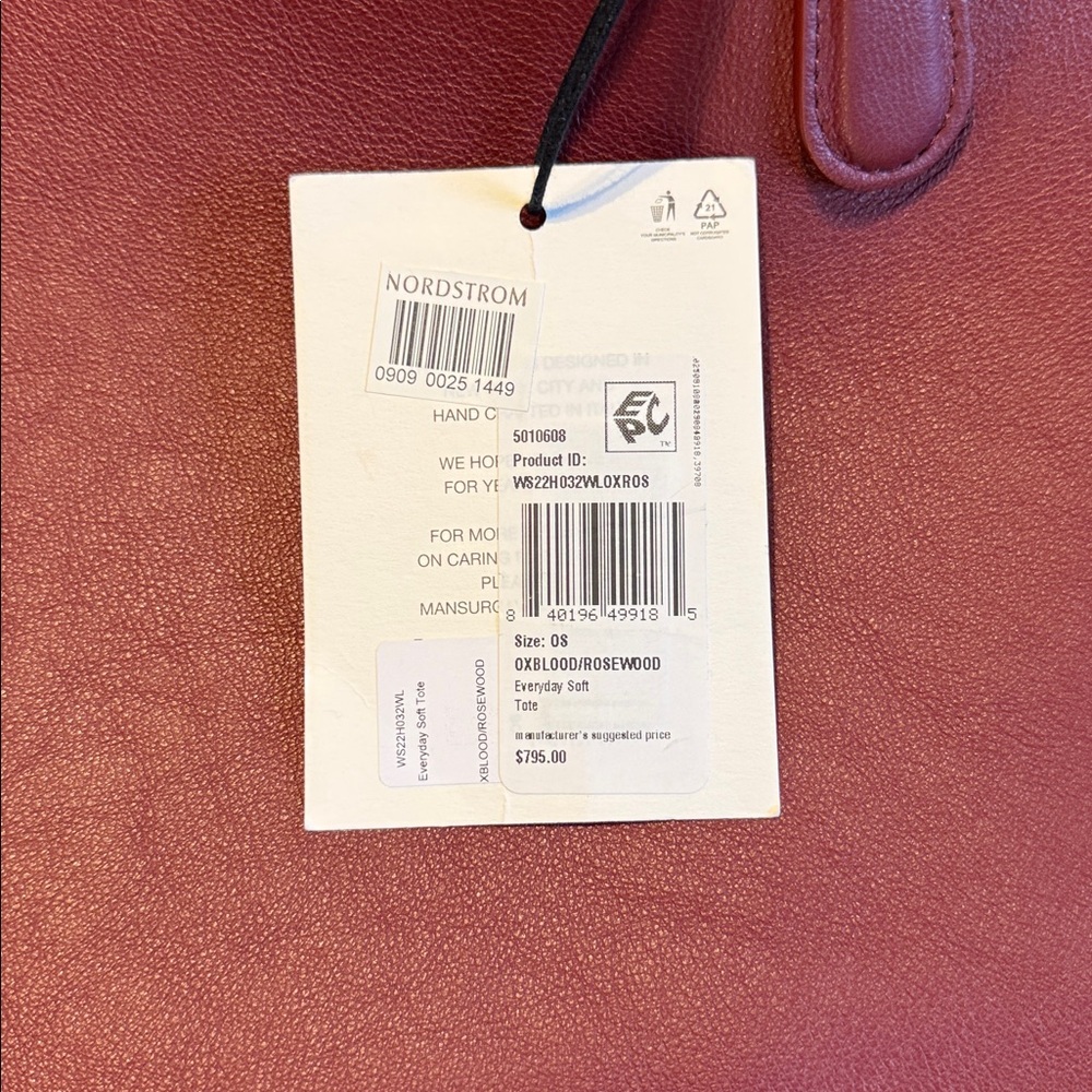 Mansur Gavriel NWT Authentic Everyday Soft Leather Tote - Picture 6 of 9